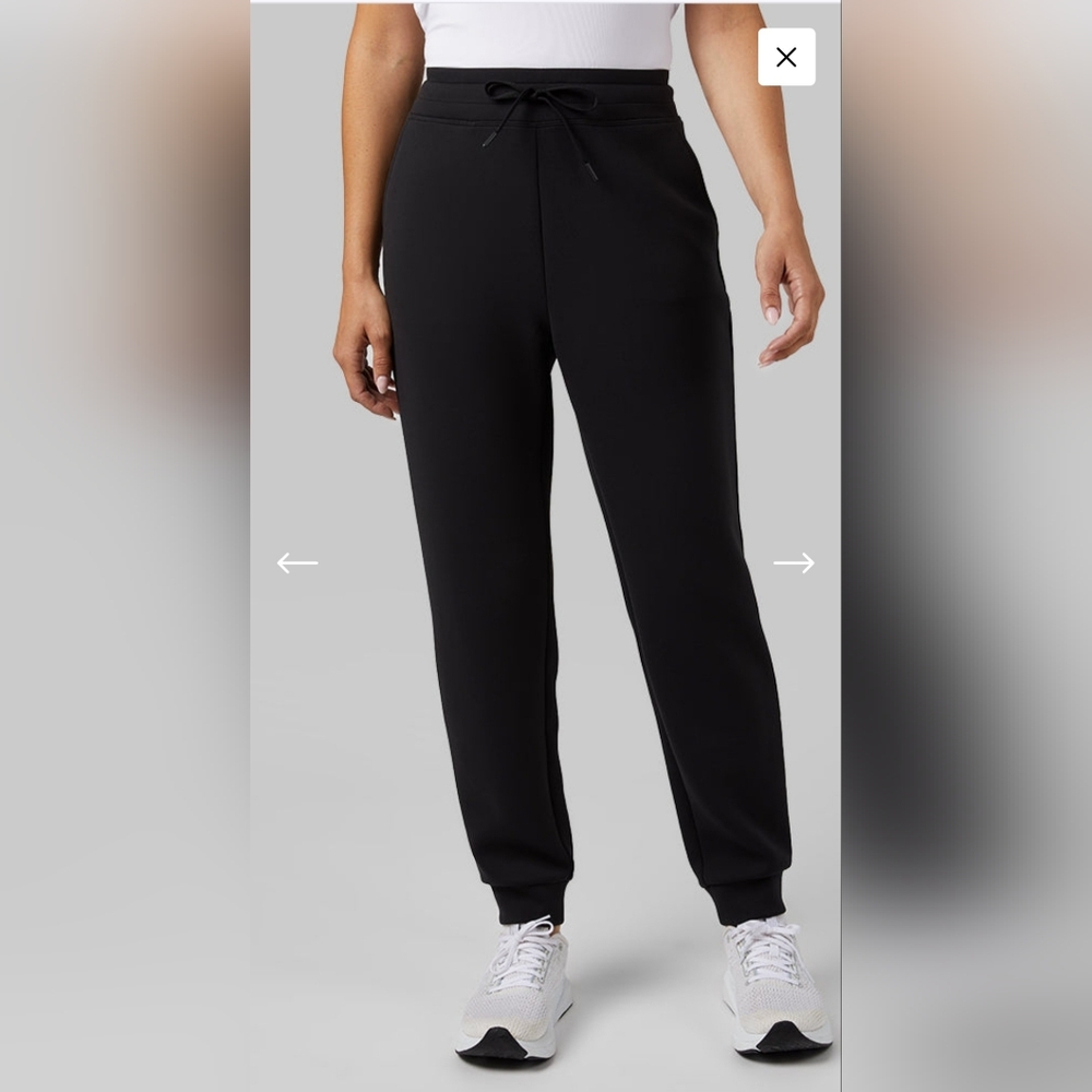 32 Degrees Women's Black Jogger Sweat Pants